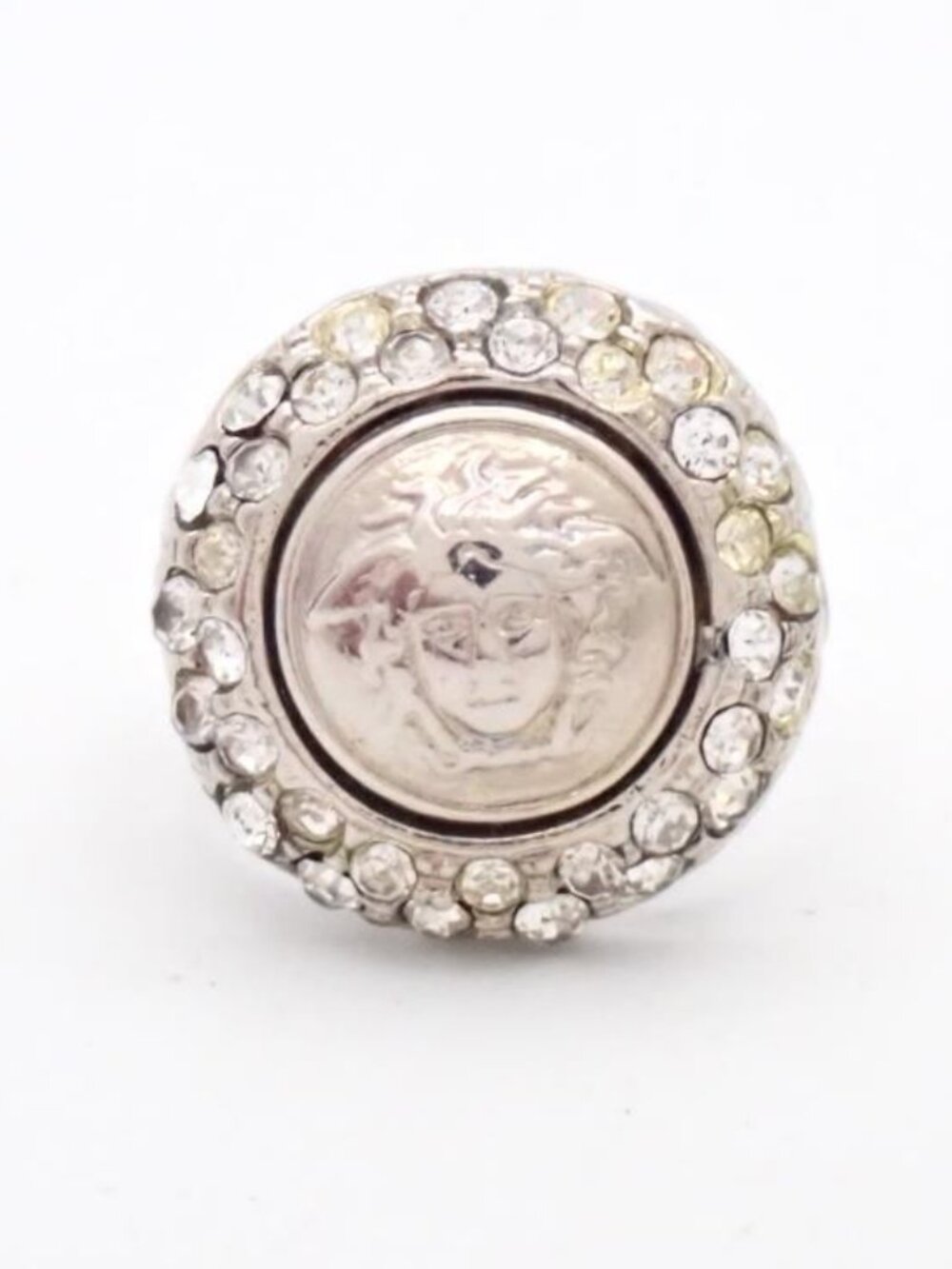 Versace Ring Size 6.25 with Dustbag & Box